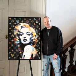 Golden Elegance 19 Golden Elegance -Artmind wadndbild marilyn monroe