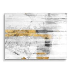 Abstract Golden Stripes 16 Abstract Golden Stripes -Artmind wandbild abstrakte kunst gold muster acryl