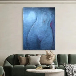 Akt - Blau 17 Akt - Blau -Artmind wandbild act blue kunst kaufen bei artmind 3