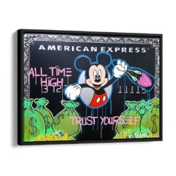 All Time High 16 All Time High -Artmind wandbild all time high kunst kaufen bei artmind schattenfugenrahmen