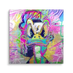 Angry Duck 15 Angry Duck -Artmind wandbild angry duck kunst kaufen bei artmind brushed