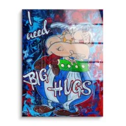 Big Hugs 16 Big Hugs -Artmind wandbild asterix obelix artworld online galerie pupi artmind acryl
