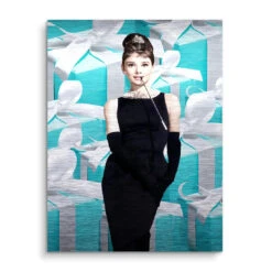 Present For Audrey -Artmind wandbild audrey by tiffany kunst kaufen bei artmind brushed