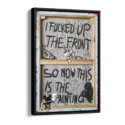 Backstage 16 Backstage -Artmind wandbild backstage kunst kaufen bei artmind schattenfugenrahmen