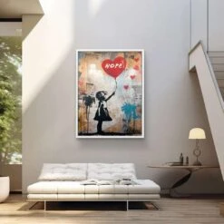 Hope 18 Hope -Artmind wandbild banksy girl artwork artmind 14