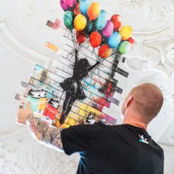 Take Off 10 Take Off -Artmind wandbild banksy luftballon maedchen wandbild artmind 3
