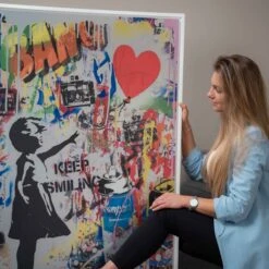 Keep Smiling 18 Keep Smiling -Artmind wandbild banksy pop art artwork artmind 1