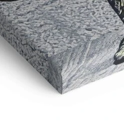 Color Behind 21 Color Behind -Artmind wandbild bansky vorhang von artmind detail leinwand