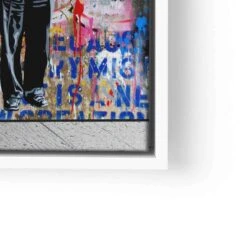 Color Behind 25 Color Behind -Artmind wandbild bansky vorhang von artmind lwrw