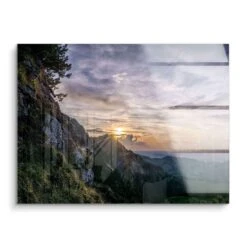 Berggipfel Im Sonnenaufgang