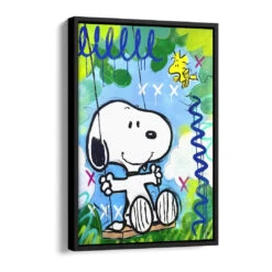 Best Friends On The Swing 16 Best Friends On The Swing -Artmind wandbild best friend kunst kaufen bei artmind schattenfugenrahmen