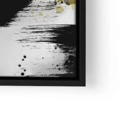 Black And White 24 Black And White -Artmind wandbild black white splash lwrs