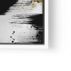 Black And White 25 Black And White -Artmind wandbild black white splash lwrw