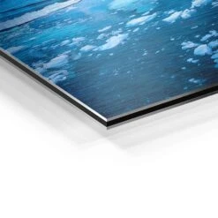 Floating Iceberg 24 Floating Iceberg -Artmind wandbild blauer eisberg natur detail brushed