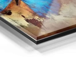 Blue Butterfly 19 Blue Butterfly -Artmind wandbild blue butterfly artmind leinwand bild detail acryl