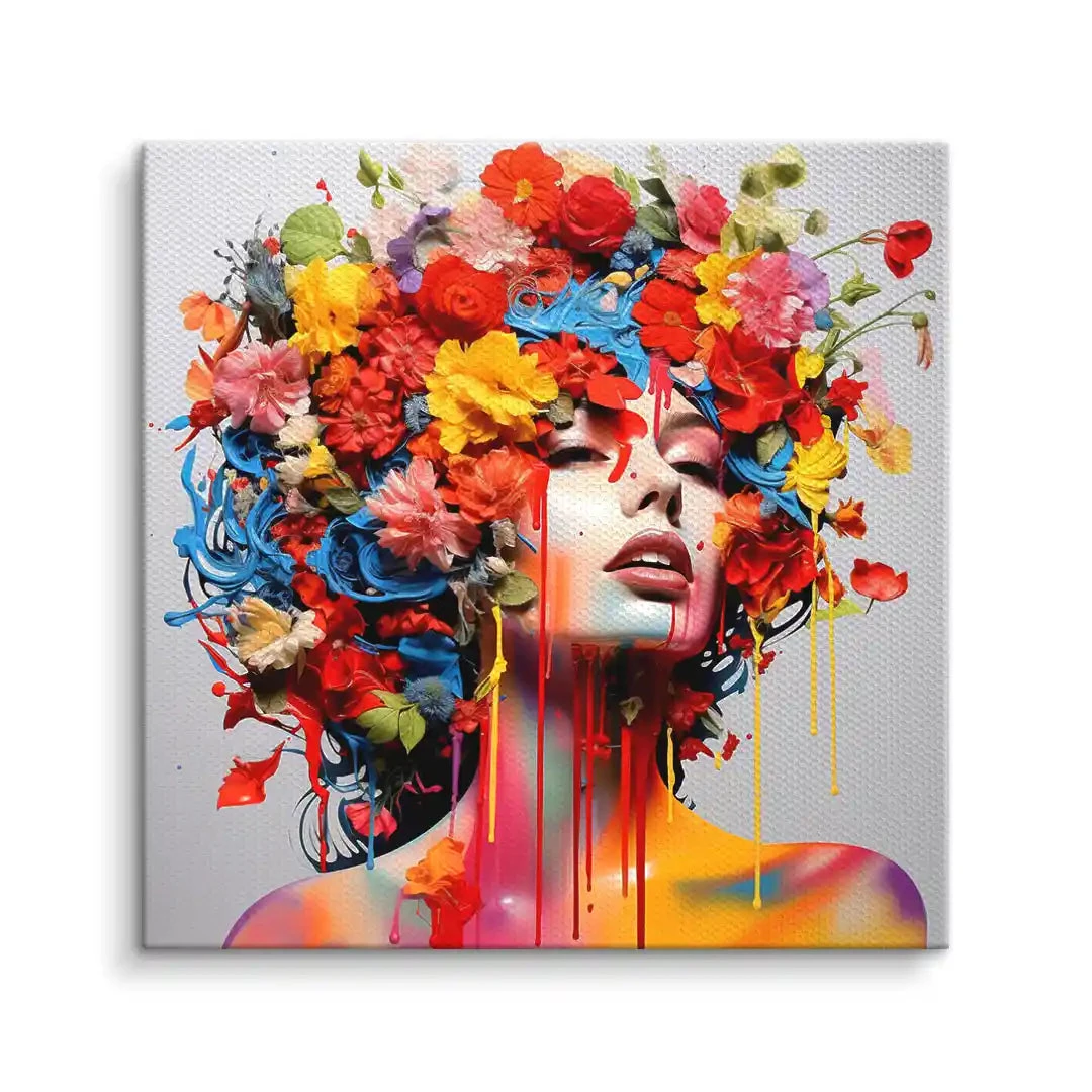 Blumen Frau 3 Blumen Frau