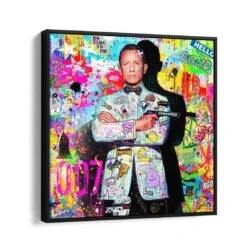 Bonds Art 17 Bonds Art -Artmind wandbild bond kunst kaufen bei artmind schattenfugenrahmen 1