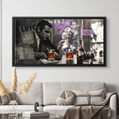 Wallis Bond In A Bar 17 Wallis Bond In A Bar -Artmind wandbild bond kunst kaufen bei artmind 16