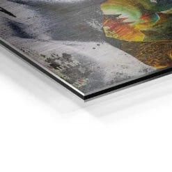 Bruce Lee - Retro 21 Bruce Lee - Retro -Artmind wandbild bruce lee kunst kaufen bei artmind detail brushed