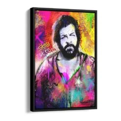 Stay Strong 16 Stay Strong -Artmind wandbild bud spencer pop art artmind schattenfugenrahmen
