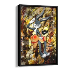 Seductive Red 16 Seductive Red -Artmind wandbild bugs lola bunny artwork pop art artmind kunstwerk schattenfugenrahmen