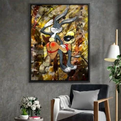 Seductive Red 19 Seductive Red -Artmind wandbild bugs lola bunny artwork pop art artmind kunstwerk 15