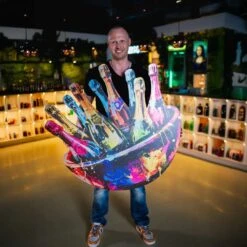 Sparkling Life 9 Sparkling Life -Artmind wandbild bunter champagner artmind