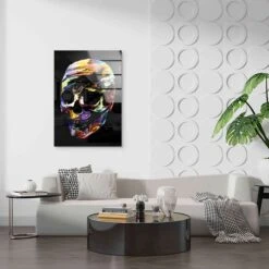 Totenkopf 19 Totenkopf -Artmind wandbild bunter totenkopf 16