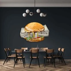 Cash Burger 12 Cash Burger -Artmind wandbild cash burger kunstwerk 3