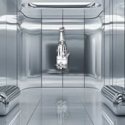 Platinum Sparkle 12 Platinum Sparkle -Artmind wandbild champagner moet chrom artwork artmind 2