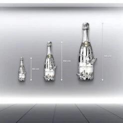 Platinum Sparkle 15 Platinum Sparkle -Artmind wandbild champagner moet chrom artwork artmind 4