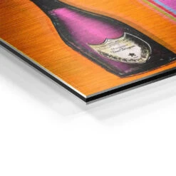 Champagner Collection 20 Champagner Collection -Artmind wandbild champangner kunst kaufen bei artmind detail brushed