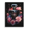 Di Rosa 2 Di Rosa -Artmind wandbild chanel parfum rosa rosen artmind kunstwerk leinwand