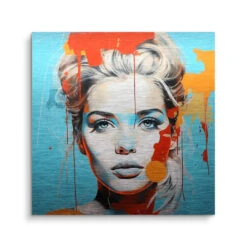 Claudia -Artmind wandbild claudia kunst kaufen bei artmind brushed