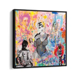 Queens 16 Queens -Artmind wandbild colorful kunst kaufen bei artmind schattenfugenrahmen 9bbbfb05 fe18 4eef 88b5 515705870e53