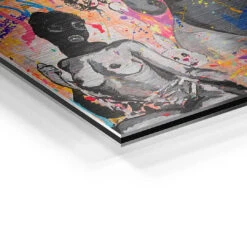 Queens 20 Queens -Artmind wandbild colorful kunst pop art kaufen bei artmind detail brushed