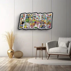 Haha 11 Haha -Artmind wandbild comic pop art artmind kunstwerk 3