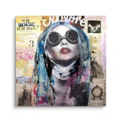Explore 15 Explore -Artmind wandbild crazy woman kunst kaufen bei artmind brushed
