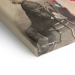 Explore 21 Explore -Artmind wandbild crazy woman kunst kaufen bei artmind detail leinwand