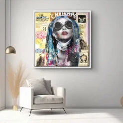 Explore 17 Explore -Artmind wandbild crazy woman kunst kaufen bei artmind 2