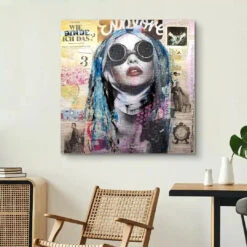 Explore 18 Explore -Artmind wandbild crazy woman kunst kaufen bei artmind 3