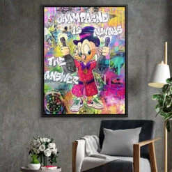 The Right Answer 15 The Right Answer -Artmind wandbild dagobert champagner kunstwerk artmind 7