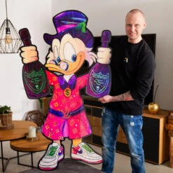 Champagne Time 12 Champagne Time -Artmind wandbild dagobert champagner party pop art