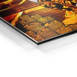 Gold Rush 25 Gold Rush -Artmind wandbild dagobert duck in gold detail brushed