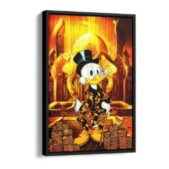 Gold Rush 18 Gold Rush -Artmind wandbild dagobert duck in gold schattenfugenrahmen ca8eb355 6101 4102 ab0f a04c0b927939
