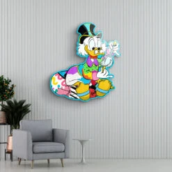 Shiny Coins 12 Shiny Coins -Artmind wandbild dagobert geld kunstwerk pop art 3