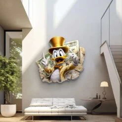 Million Dollar Smile 13 Million Dollar Smile -Artmind wandbild dagobert geld motivation artmind kunst 7