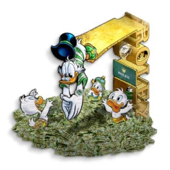 Swim In Wealth 10 Swim In Wealth -Artmind wandbild dagobert geld rolex tick trick track artmind 7