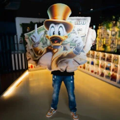 Million Dollar Smile 11 Million Dollar Smile -Artmind wandbild dagobert money artmind artwork