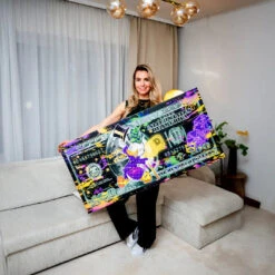 Royal King - Black Edition 18 Royal King - Black Edition -Artmind wandbild dagobert schwarzer dollar artmind